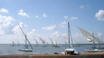 استمرار توقف حركة الملاحة والصيد بميناء البرلس وسواحل كفر الشيخ لسوء الطقس